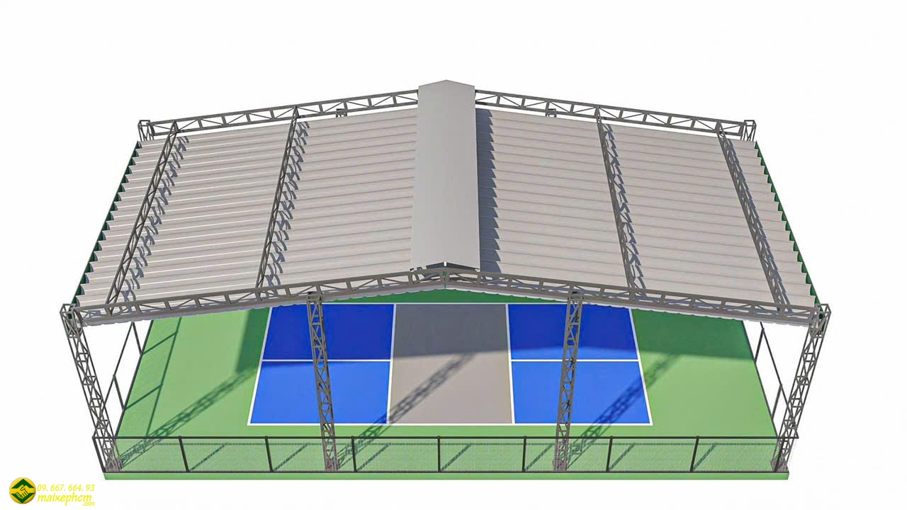 Mái che sân tennis